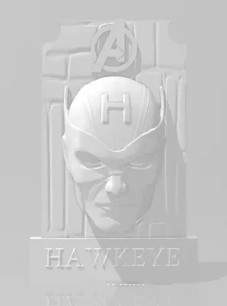 Hawkeye refrigerator magnet