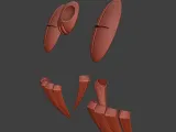 Blitzo claws, palm and neck STL for cosplay-1