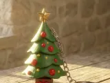 Simple Christmas Tree Keychain-0