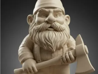 Gnomo Lenhador (Lumberjack Gnome)