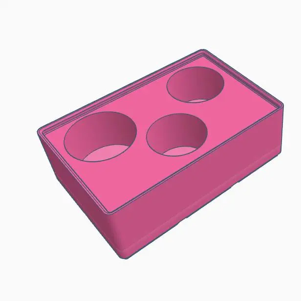 Gridfinity bin for large sockets