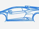 Lamborghini Wall Stentil-0