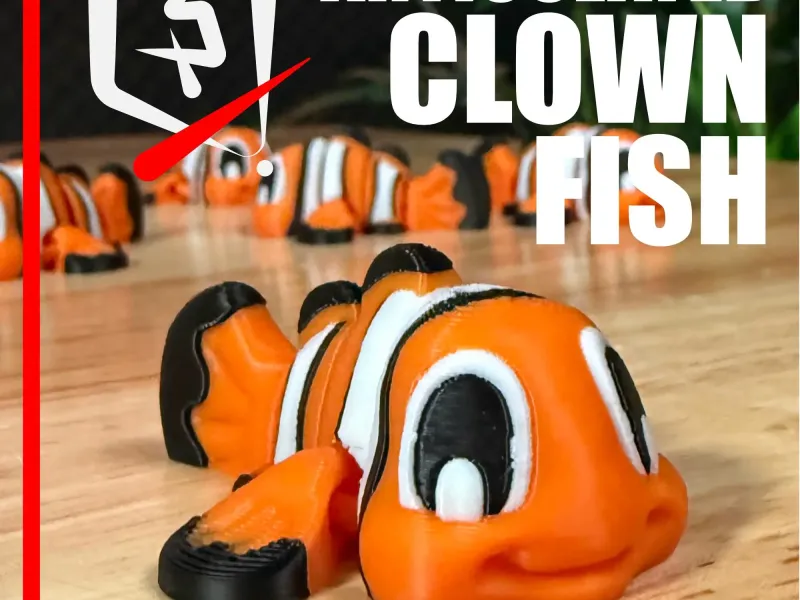 Poisson clown articulé — Le plus petit nageur éclatant du récif