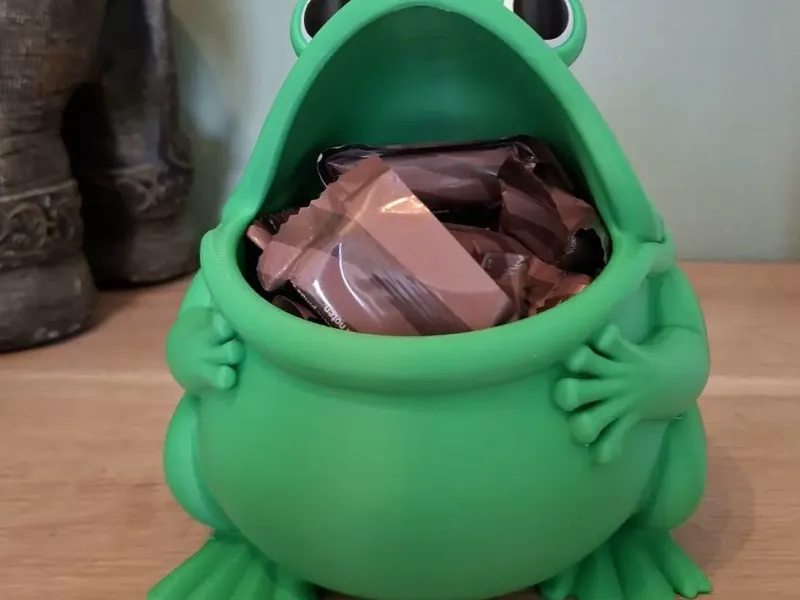Chompy the Frog – Cute Frog Storage Bowl & Candy Holder