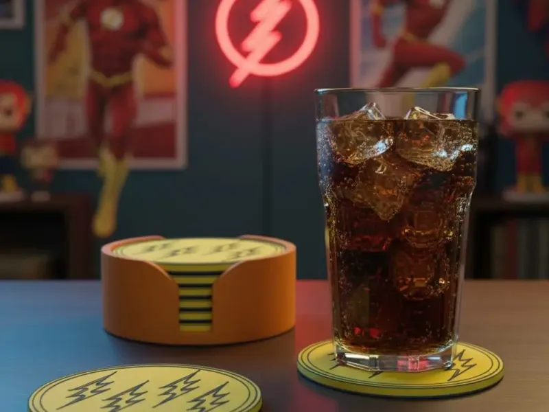 FLASH COASTERS AND HOLDER