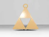 Triforce keychain-0
