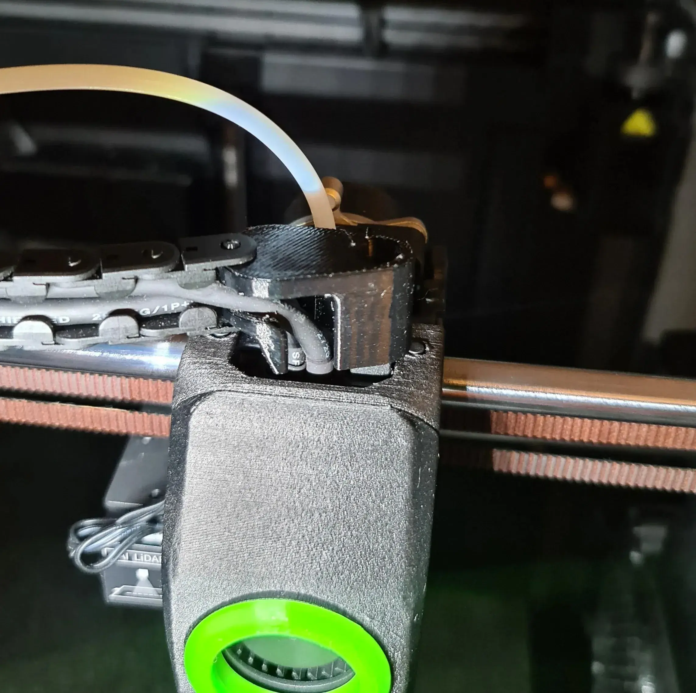 Modified Creality K1 & K1 Max Chain Riser Prevent Chain Sag