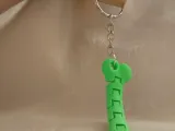 Flexible Bone keychain-0