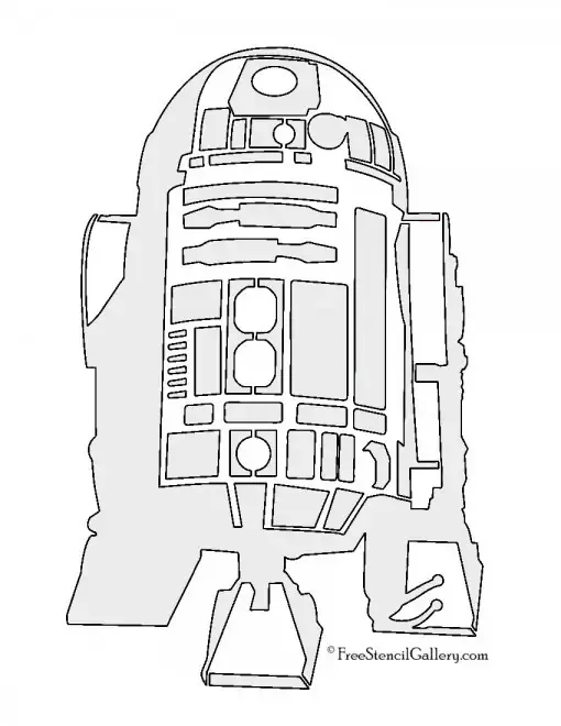 R2-D2 sjabloon
