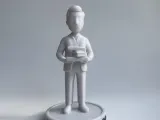 Teacher's Gift - Customizable 3D Desk Ornament / Trophy-2