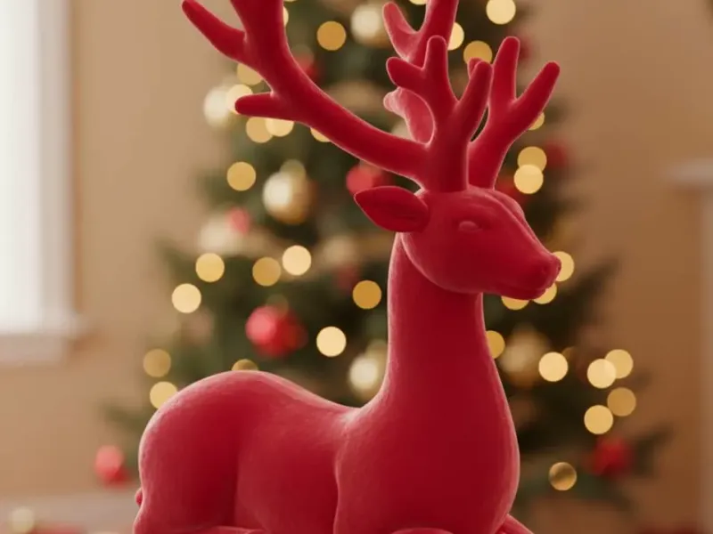 Beautiful christmas deer