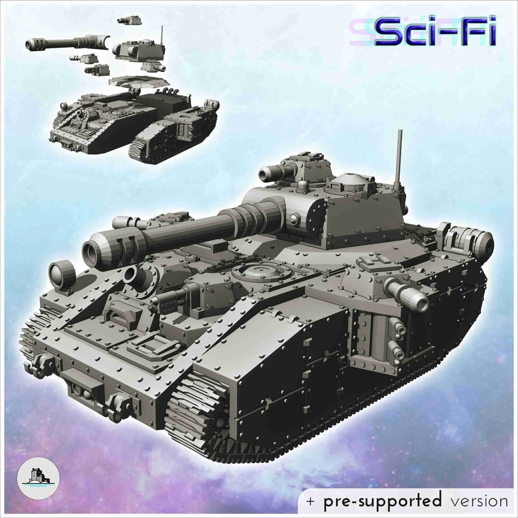 Sci-Fi Bodenfahrzeuge Pack Nr. 1 - Miniaturen Warhammer 40k