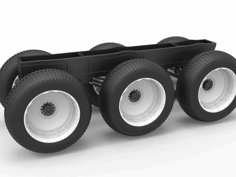 Chassis of 6x6 Monster Truck Version 3 Scale 1:25
