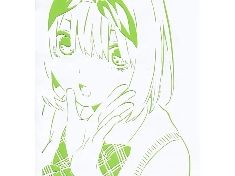 Yotsuba Nakano stencil