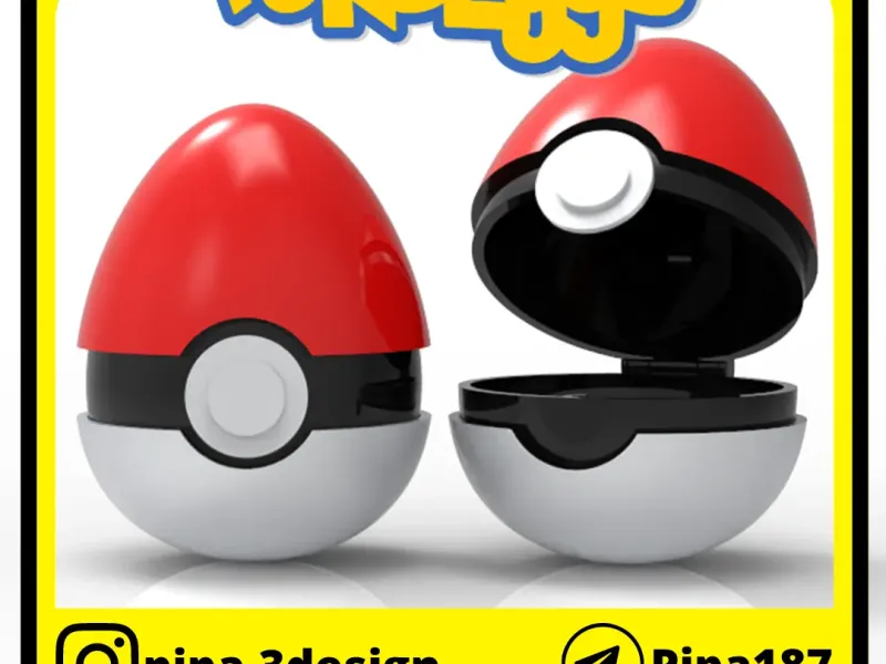 POKEBALLS EASTER EGG WITH HINGE
