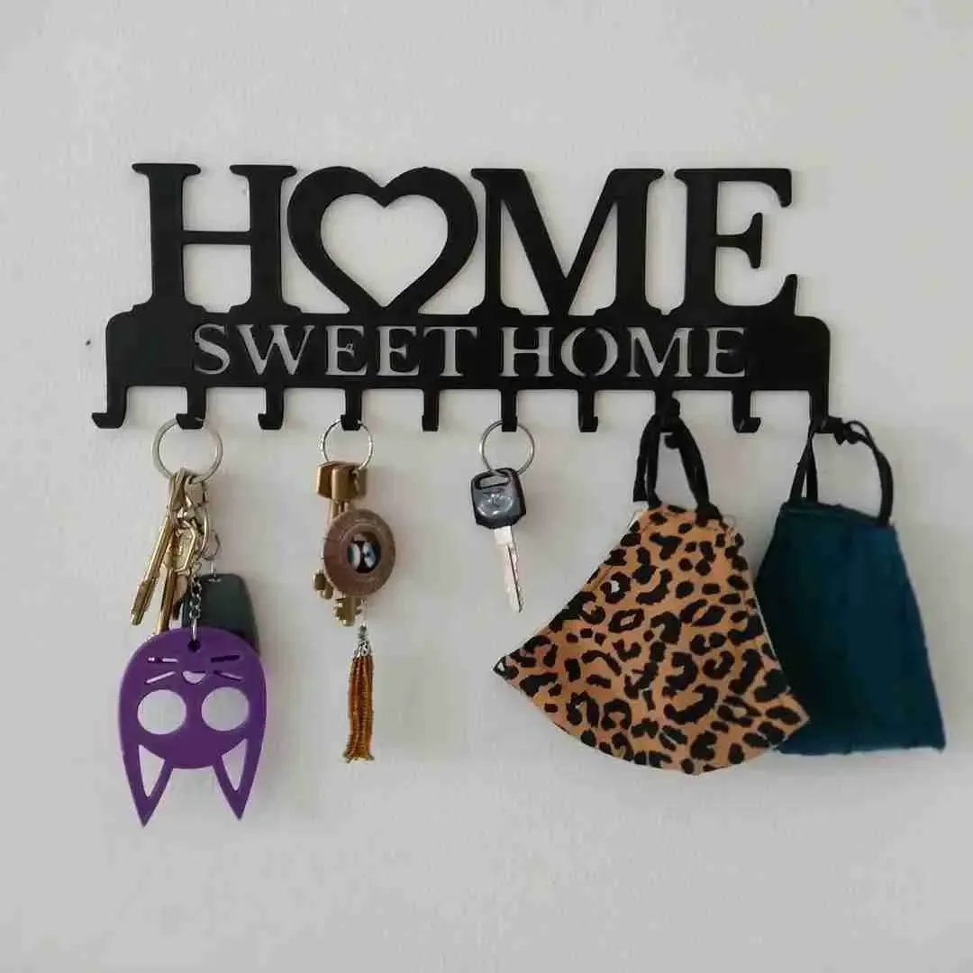 PORTA LLAVES / KEY HOLDER "HOME SWEET HOME"