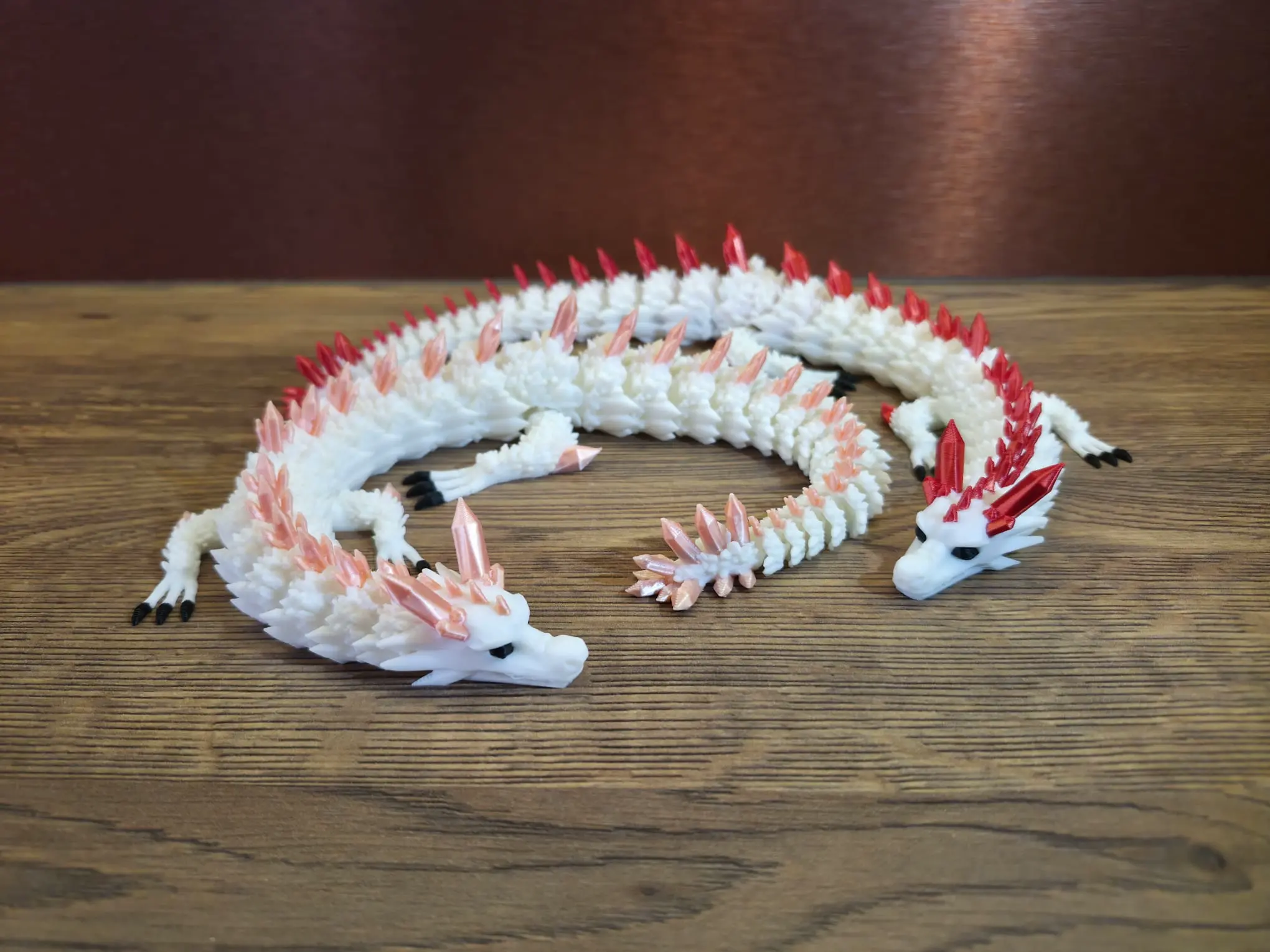 Articulated crystal dragon remix