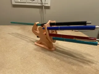 Warrior pen holder