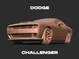 Dodge challenger Car 3D print model-0