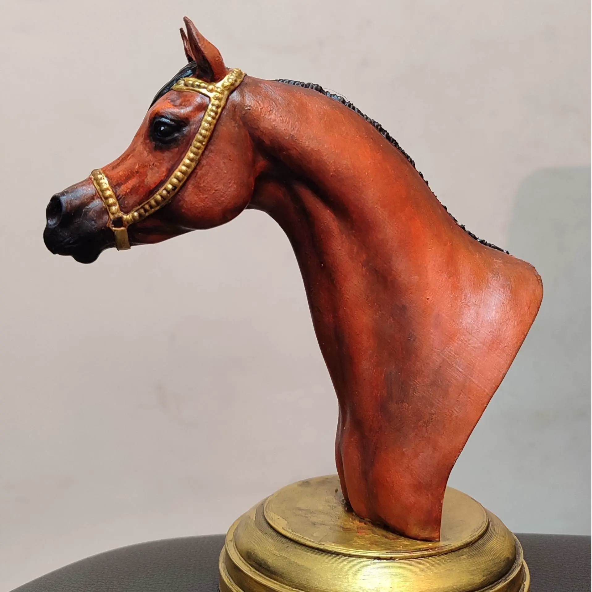 Arabian horse bust