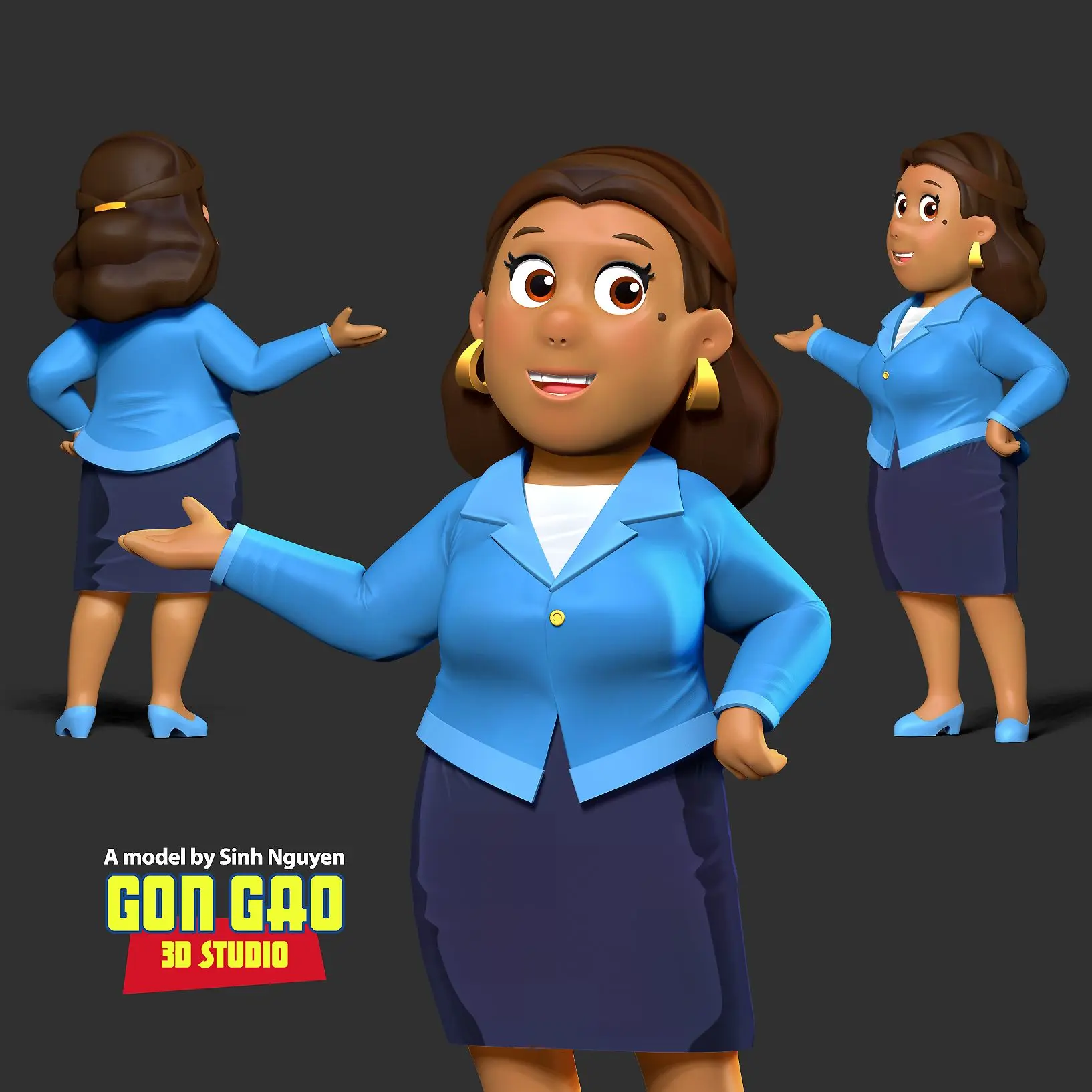 Mayor Goodway - Paw Patrol Fanart
