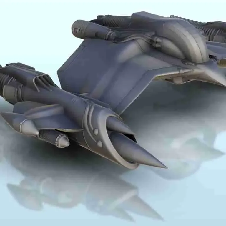 Makelo spaceship 24 - sci-fi science fiction future 40k legi