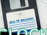 FLOPPY DISC WALL CLOCK-0