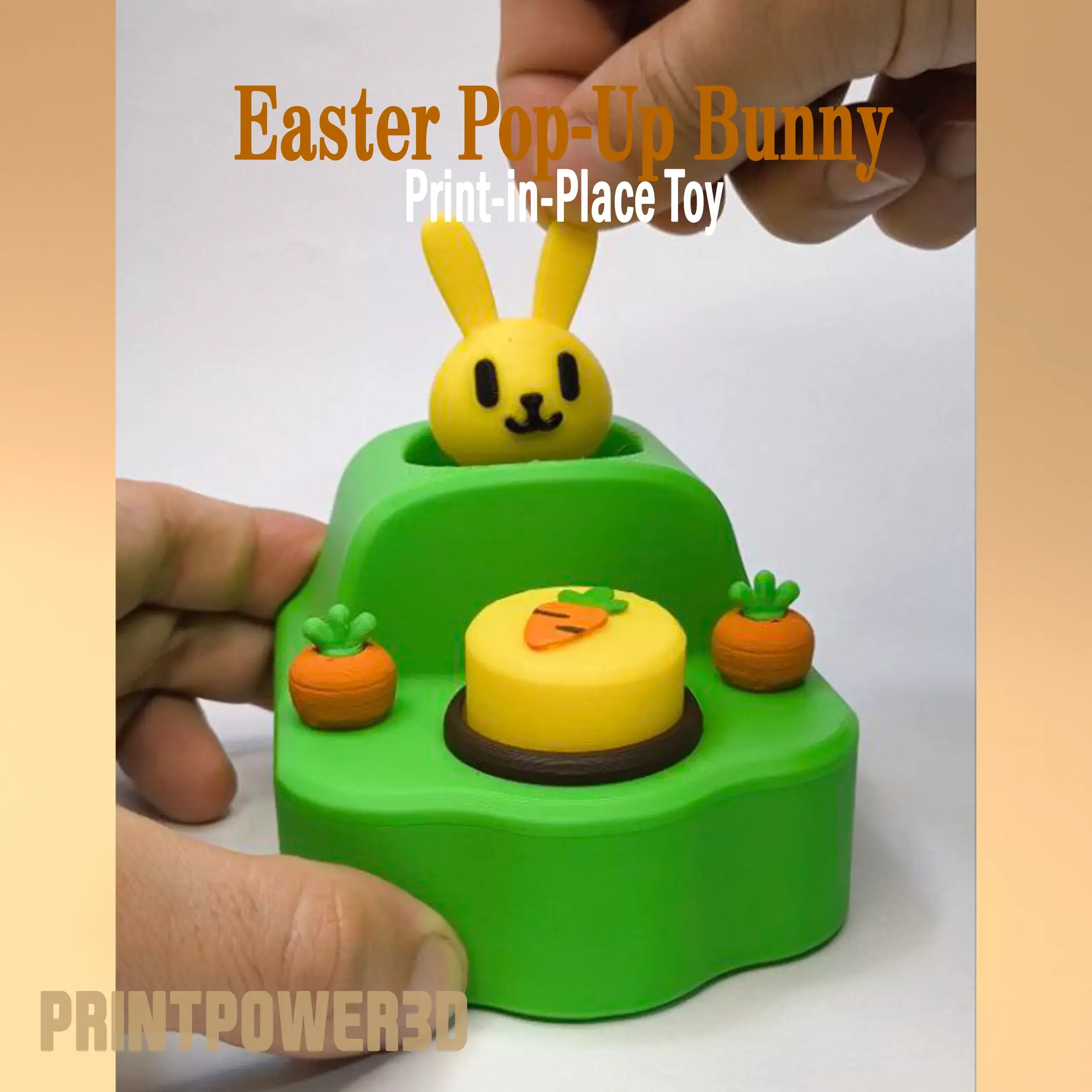 Easter Pop-Up Bunny - Fidget Toy - Jumping Bunny