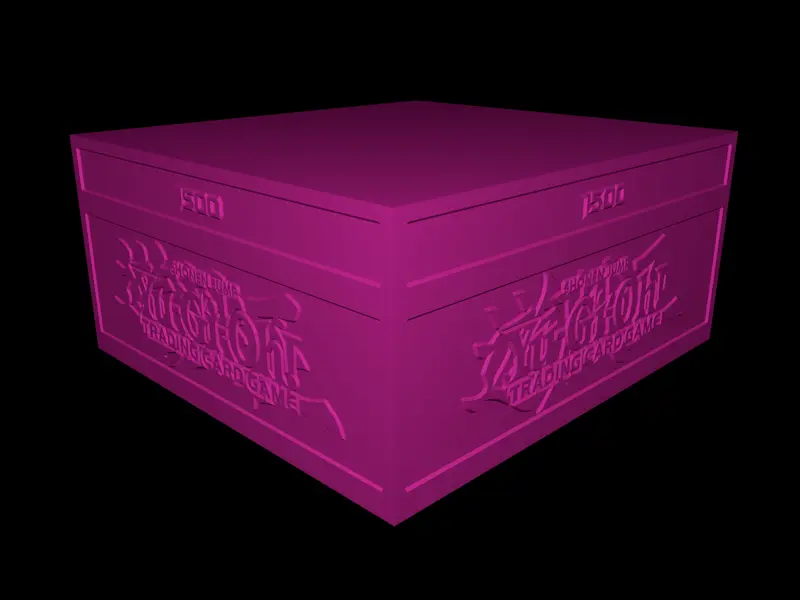 Card Box - Yugioh - 1500 Cards (Non-Sleeved) | 3D models download ...