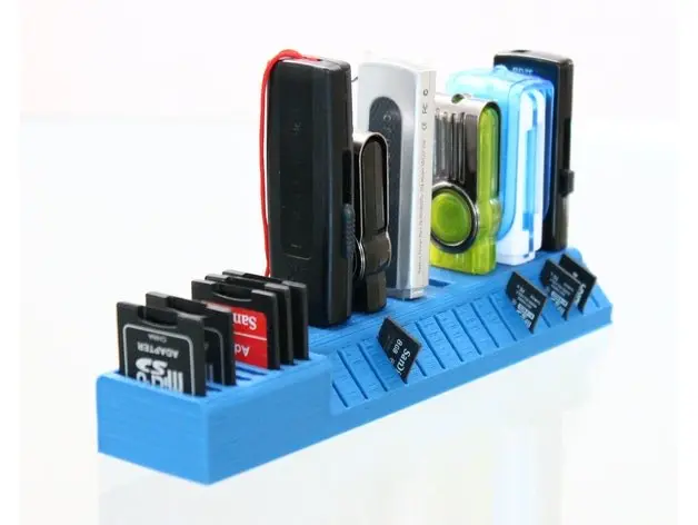 USB SD MicroSD Card Holder v2