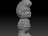 Knitted Smurf-5