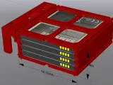 Container box  holder for 4xLi-Ion Acu EB-BG530BBE or B600BE-0