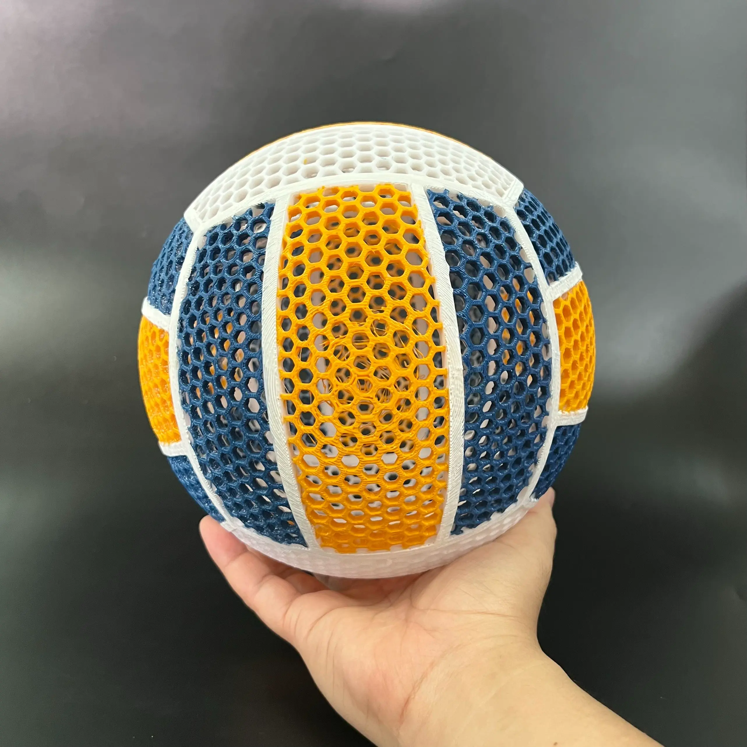 AIRLESS VOLLEYBALL - STL & 3MF MULTICOLOR