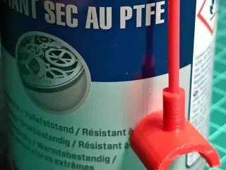 Embout pour spray WD40 lubrification des axes d'imprimantes
