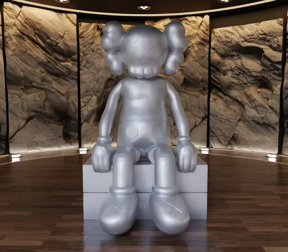 Kaws Seeing Companion Version Fan Art Toy