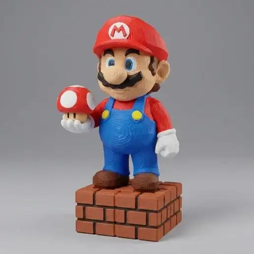 Super Mario Classic Plumber Hero – Decorative Game Character