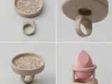 Makeup Brush Cleaner and Makeup Sponge Holder STL and 3MF-2
