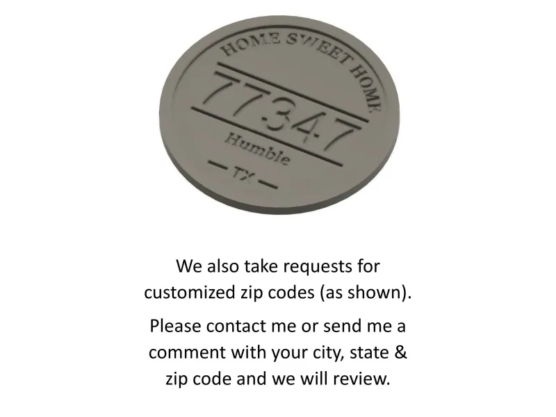 77347 Humble TX Coaster w/Holder (holds 6)