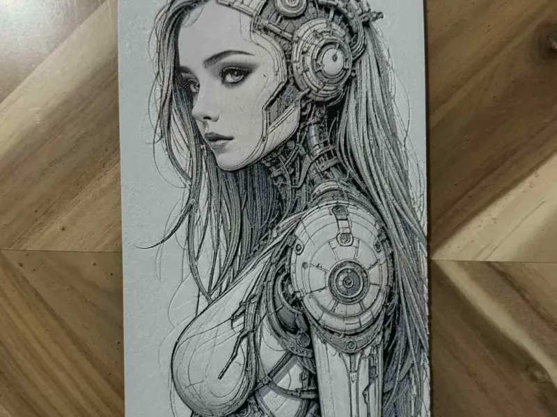 Bionic Chick Hueforge Art