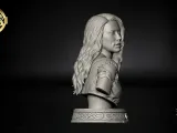 Laufey The Just Bust STL Faye God of War 3D Printable Model-3