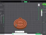 Movable Keychain 3D Model  / Hareketli Anahtırlık 3D Model-3