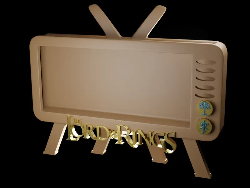Smartphone Stand - RetroTV Lord of the Rings