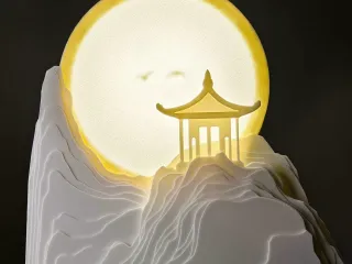 江山明月 国风LED灯摆件（无需多色&无五金）