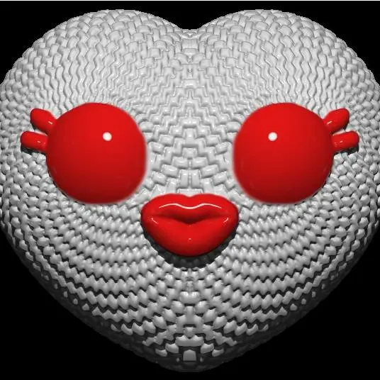 Cute weave Heart Valentines Day Gift