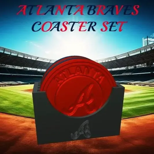 Atlanta Braves Coaster Set (MLB)