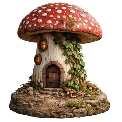 Amanita Mushroom house