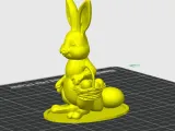 Easter bunny with stand-0
