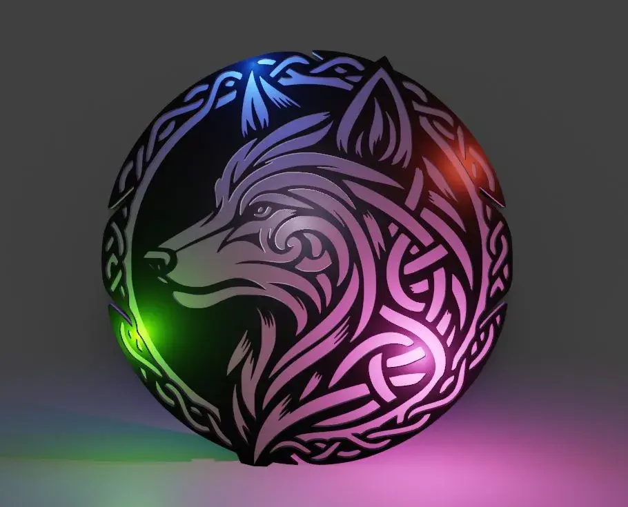 Wolf art