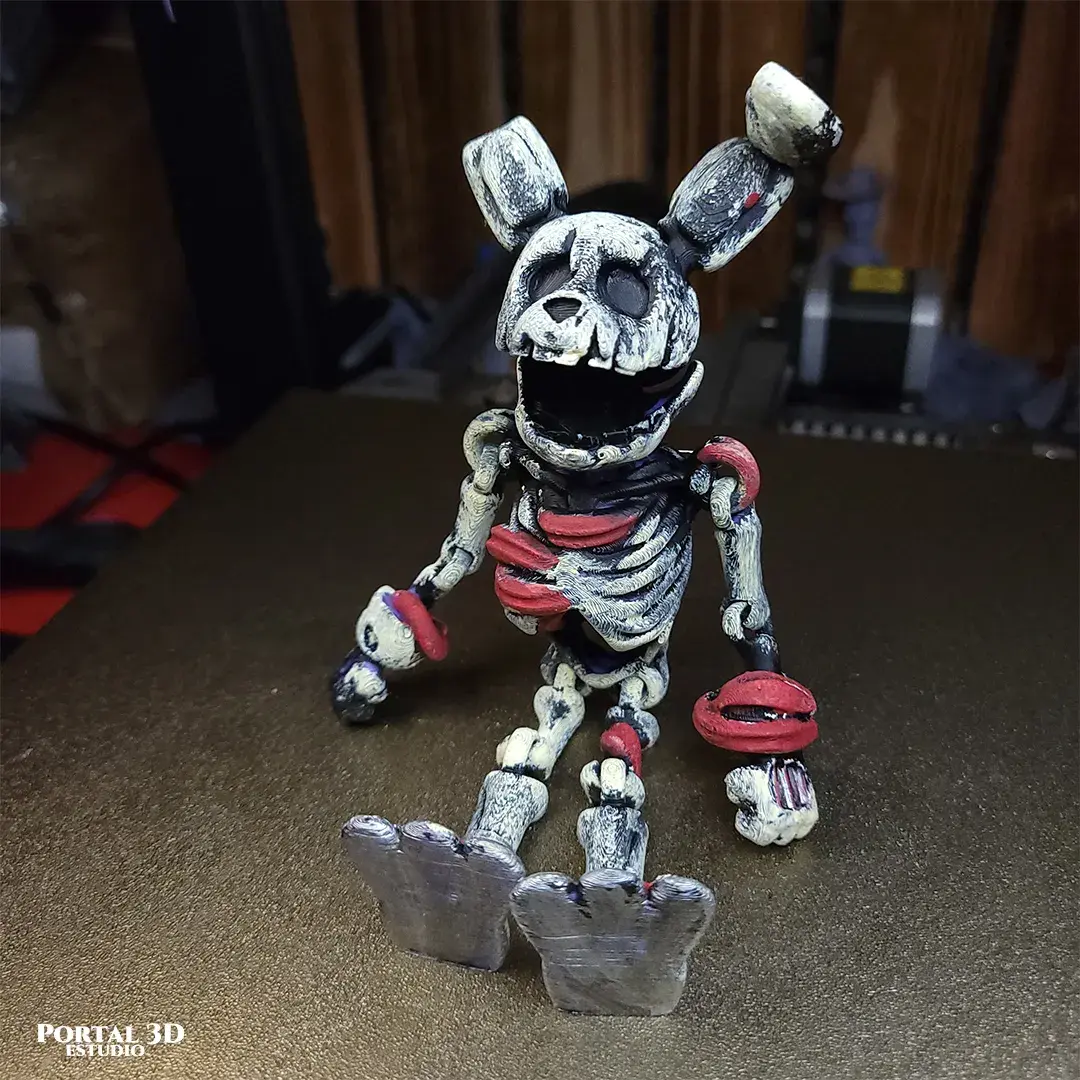 springtrap skeleton / PRINT-IN-PLACE WITHOUT SUPPORT