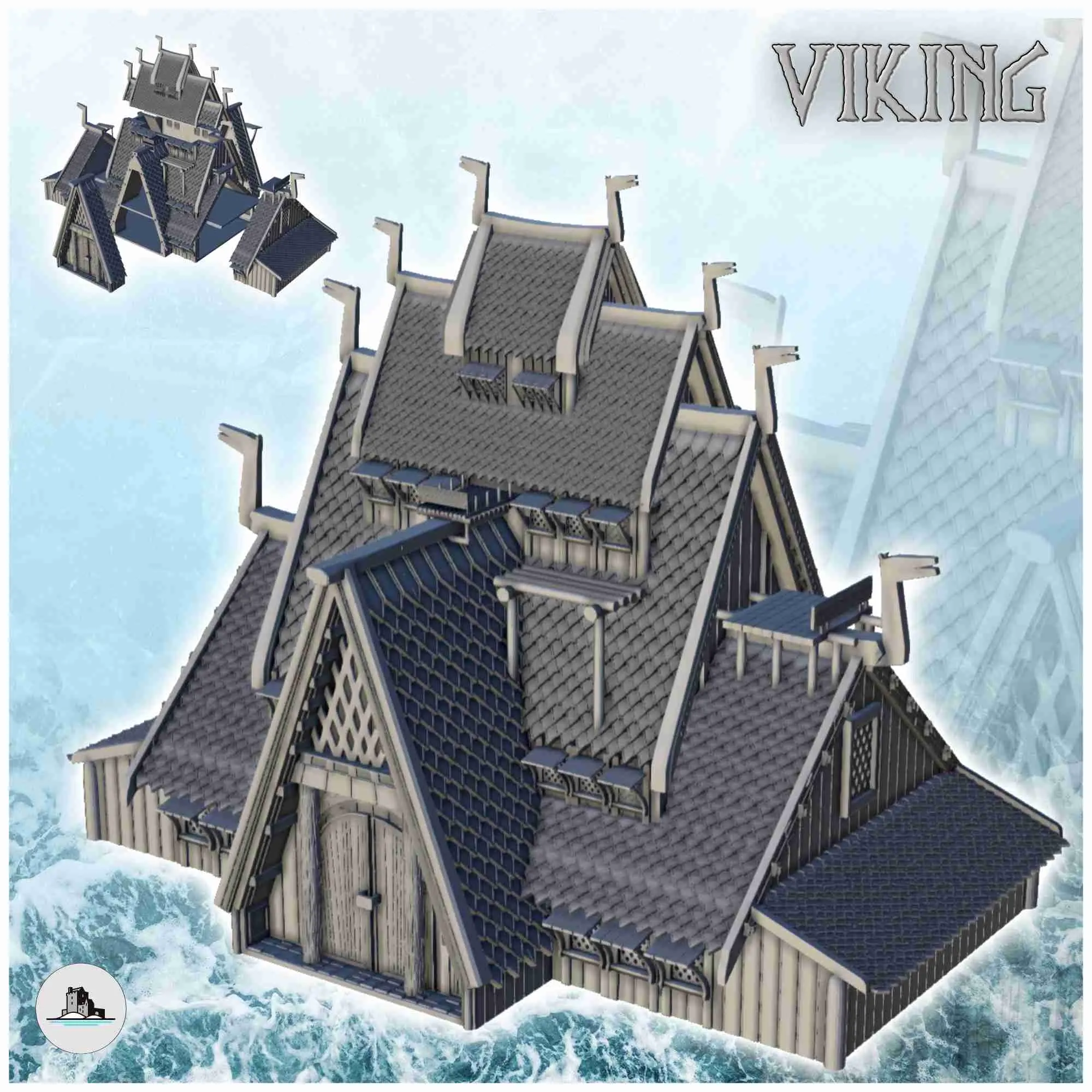 Wikingerpackung - Szenerie mittelalterliche Miniaturen warhammer terrain